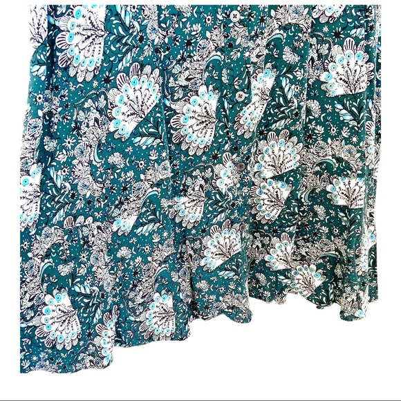 Floral Button Down Flutter Dress - Picture 8 of 9